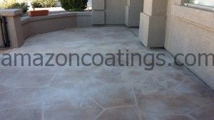 Entry Patio Flagstone Coating BEFORE ReColor & ReSeal